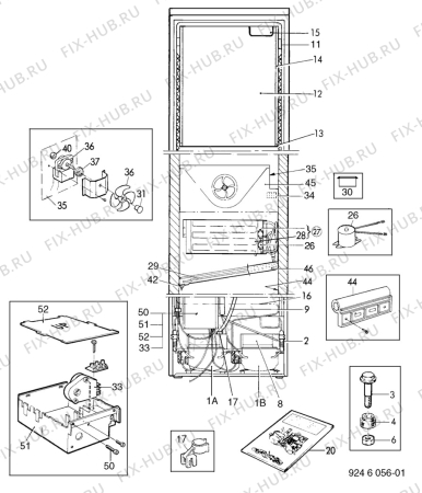 Взрыв-схема холодильника Husqvarna Electrolux GME126KFN - Схема узла C10 Cold, users manual